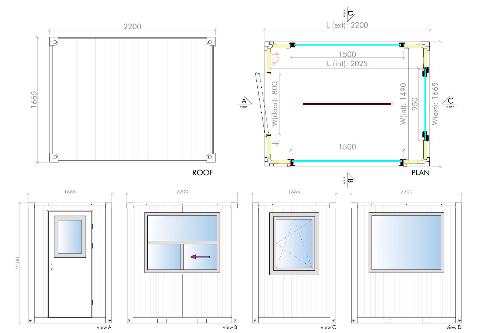 Stedea, quick assembly container, quick-assembly container, flat pack container, modular container, modular steel container, security cabin, guard cabin, security booth, storage shed, steel storage shed, modular storage shed, portable container, insulated container, modular steel solutions, modular building solutions, container manufacturer, security cabin manufacturer, storage shed manufacturer