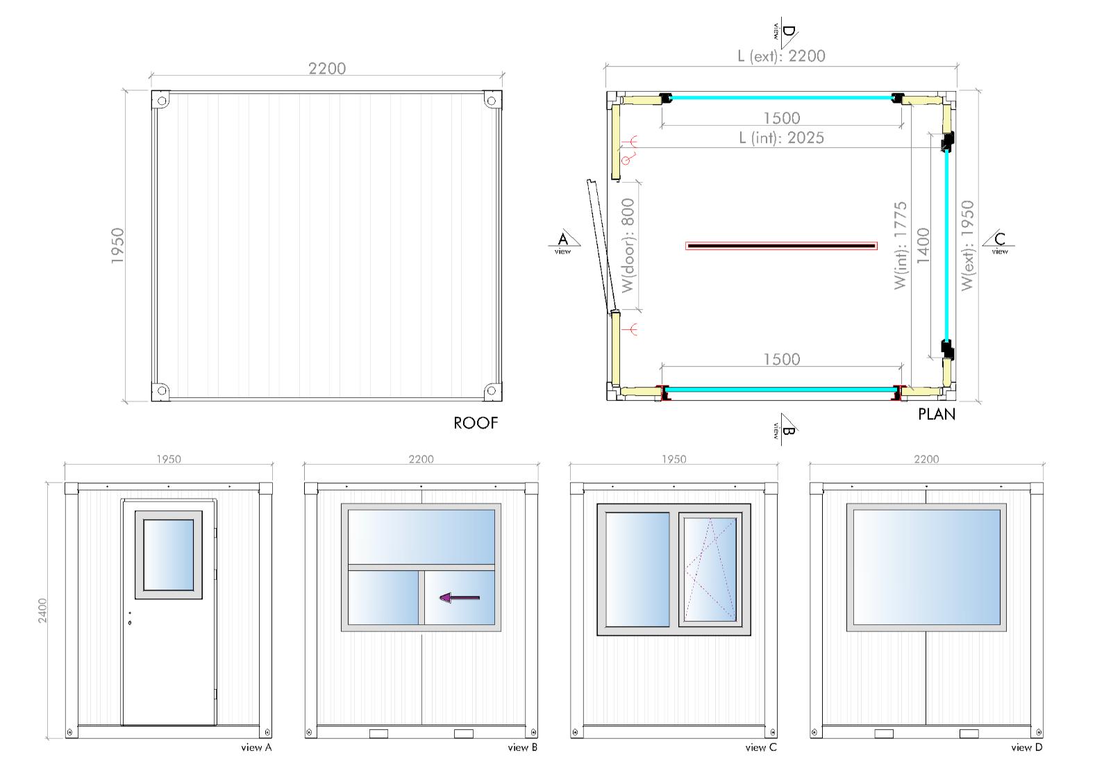 Stedea, quick assembly container, quick-assembly container, flat pack container, modular container, modular steel container, security cabin, guard cabin, security booth, storage shed, steel storage shed, modular storage shed, portable container, insulated container, modular steel solutions, modular building solutions, container manufacturer, security cabin manufacturer, storage shed manufacturer